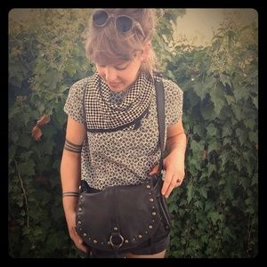 Lucky Brand Black Leather Purse